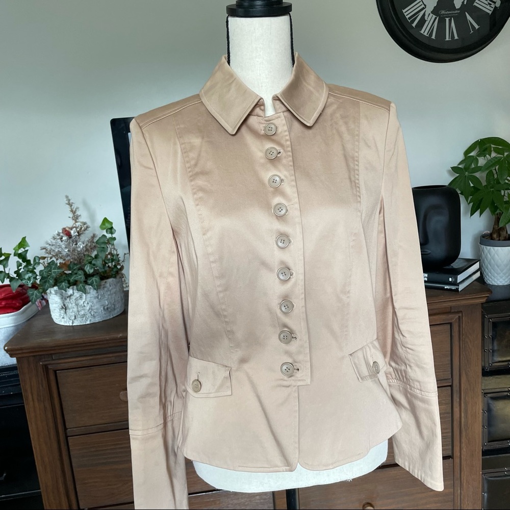 KENAR tan blazer- sz 8